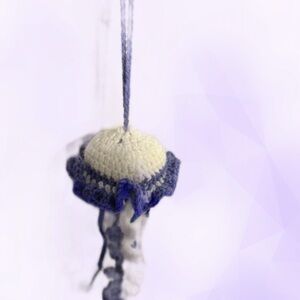 fab'rik Crochet Jellyfish Ornament